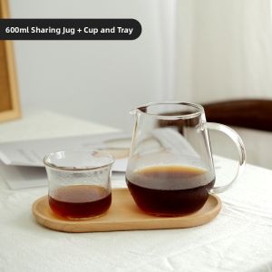 Heat-Resistant Manual Coffee Sharing Pot 600ml