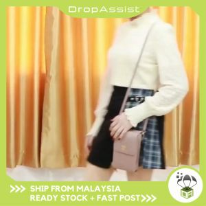 DROPASSIST 1474 Women Touch Screen Korean Large Capacity Sling Mobile Phone Wallet Bag Wanita Beg Silang Bimbit Telefon