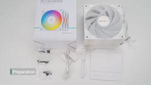 Quạt tản nhiệt Deepcool FC120 3 in 1 3 Fan (Black/ White) - Hàng Chính Hãng
