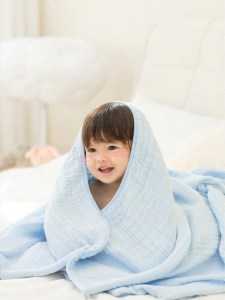 Purcotton | Cotton Muslin Baby Bath Towel