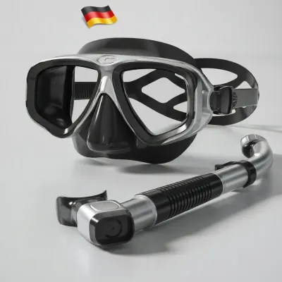 Chomolhari | One-Piece Near-Sighted Diving Mask Snorkel Set