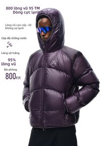 FPA | Áo Khoác Dày Hoodie Màu Khối Cấu Trúc Ấm Áp Cho Ngoài Trời