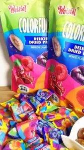 Ô Mai MIX VỊ Colorful Plum Gói 408g - Ô Mai Weisiel Mix Trái Cây SIÊU NGON - Ô Mai Tết 2026 Ruvask