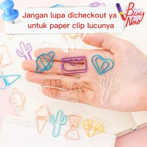 Klip Kertas Isi 10 Motif Lucu / Paper Clip AT0042