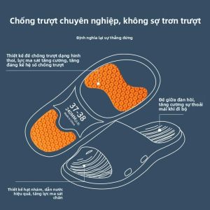 MONLEYTA | Dép chống trượt cho người cao tuổi mùa hè trong nhà phòng tắm chống mùi dép đi trong nhà phong cách mới 2025 cho nam và nữ