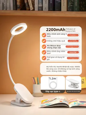 Philips | Đèn Bàn Chống Chói Có Kẹp cho Ký Túc Xá Đại Học