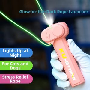 Night-Glow Electric Tether Launch Toy Rope
