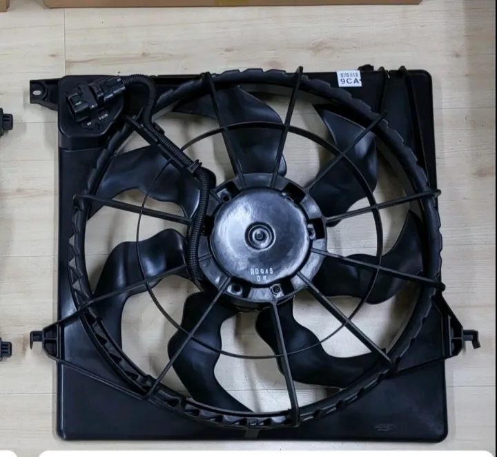 Hanon Radiator Hanon Radiator Fan Assy Hyundai Santa Fe (2012-Up) 2B700 Made in Korea ...