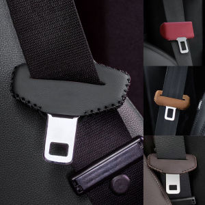 Mazda Car Seat Belt Insert Protector Cover Leather Safety Buckle Anti Scratch Wear Decoration For 2 3 CX5 CX30 CX8 CX3 Mazda2 6 5 CX9 BT50 Accessories