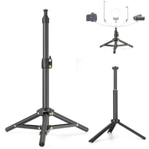 แบบพกพา Mini ขาตั้งกล้องปรับการถ่ายภาพขาตั้งโทรศัพท์เดสก์ท็อปสําหรับกล้องวิดีโอ Travel Selfie Stick tripode