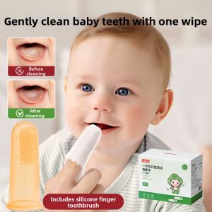 SHENGBEIQI | Baby Oral Cleaner Silicon Teething Toothbrush
