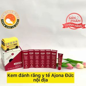Kem Đánh Răng Y Tế Ajona 25ml Làm Sạch Răng Ngăn Ngừa Mùi Hôi Nhập Đức Hàng Chính Hãng