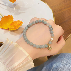 Vòng Tay Hạt Ngọc Bích Đơn Giản Ngọt Ngào Mới Ra Mắt Vòng Tay Hạt Lót Lê Dành Cho Bé Gái Quà Tặng Cho Bạn Thân