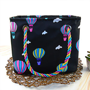 Large Capacity Bath Basket Handheld Elevated Bathing Laundry Bag for Traveling Student Shower Storage Organizer PU Material