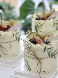 Internet Celebrity Ins Cake Surrounding Border Korean Style Baking Pastry Mousse Popcorn Cake Paraderm This Year Popular Mousse Surrounding Border