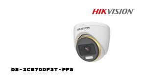 Hikvision 2MP 2 Megapixel ColorVu 24Hour Color Analog Turret CCTV Security Camera Microphone 20m IR 3.6 DS-2CE70DF3T-PFS
