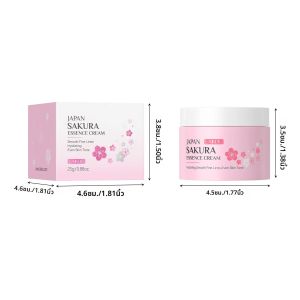 LAIKOU ครีมบำรุงผิวหน้าสารสกัดจากซากุระญี่ปุ่น ครีมบำรุงผิวหน้ากลิ่นเชอร์รี่บลอสซั่ม ช่วยเพิ่มความชุ่มชื้นอย่างล้ำลึก ปรับสภาพผิวแห้งและหยาบกร้าน บำรุงผิวหน้า