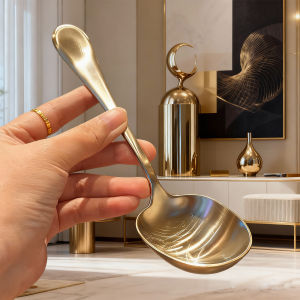 OUSKA | Large Deep Stainless Steel Soup Spoon