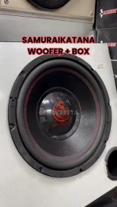 [ SINGLE BOX ] SAMURAIKATANA 12 INCH Subwoofer Woofer 250W/ 400W/ 500W / 600W Peak Power Subwoofer Kereta with Single Woofer Box CHOOSE IN VARIATION