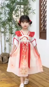 +LITTLE MUSHROOMS+ KIDS CHILDREN GIRL CHINESE NEW YEAR TRADITIONAL ETHNIC FESTIVE COSTUME QIPAO CHEONGSAM HANFU CNY RACIAL HARMONY 2025 NEW ARRIVALS ||