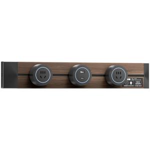 BaldeVance | Retro Wood Texture Movable Track Socket Power Strip