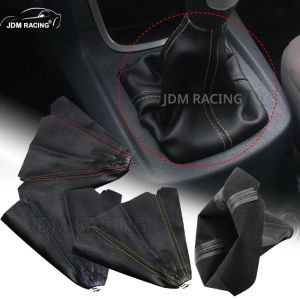 รถคู่มือเกียร์ SHIFT LEVER ฝุ่น PU หนังตําแหน่งเกียร์กันฝุ่นรถยนต์อุปกรณ์ตกแต่งภายใน