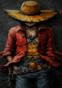 Bandai | Anime One Piece Character Oil Painting By Numbers Modern Wall Decor for Living Room Bedroom Home Decor Perfect Gift No Frame