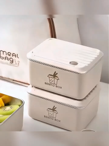 [สุขภาพดีทุกมื้ออาหาร]กล่องข้าว ถนอมอาหารไม่ให้มีกลิ่นปะปนกันรั่วเข้าไมโครเวฟได้ กล่องเก็บอาหาร ชุดกล่องข้าว ปิ่นโตสแตนเลส ปิ่นโตใส่อาหารสไตล์ญี่ปุ่น สแตนเลส 304 พร้อมอุปกรณ์ช้อนตะเกียบ