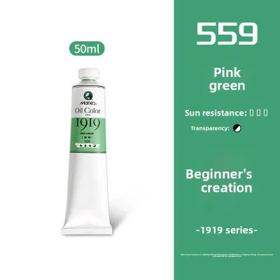 Convenient Carrying Art Student Oil Paint 50ml White