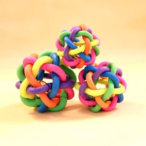 Đồ Chơi Bóng 7 Màu Có Lục Lạc Cho Thú Cưng Chó Mèo Size M- iPet Shop