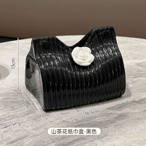 Hộp Đựng Khăn Giấy Bằng Gốm Sứ Sang Trọng Phòng Khách Nghệ Thuật Mới Trang Trí Nhà Cửa Hộp Đựng Khăn Giấy Vật Dụng Trang Trí