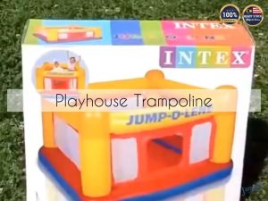 INTEX Bouncy Castle Indoor Trampoline Indoor Jumping Toy Kindergarden Playground Mainan Budak 48260 充气城堡室内蹦蹦床室内跳跳乐