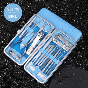 MANICURE / PARICURE set 19 in 1 Alat Perawatan Kuku Isi 19pcs
