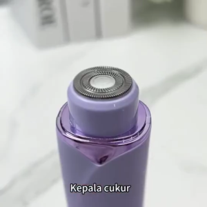 2 in 1 Alat Cukur Bulu Wanita Kepala Ganda Bulu Ketiak Kemaluan Tahan Air / Lady Shaver Epilator