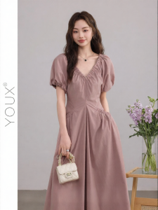 YOUXIANG | Đầm A-line Elegance Pháp