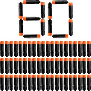 80PCS P1-New Black Bullets for Nerf Ultra Toy Guns Refill Pack The Ultimate in Darts Sniper Game Compatible Only Ultra Blaster