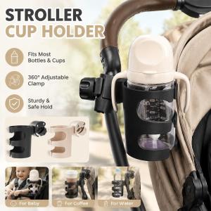 Mul-tifunction Baby Strollers Cup Holder for Pushchair Carriage Armrest Mount Bottle Holder For Wheelchair Stroller Accessories
