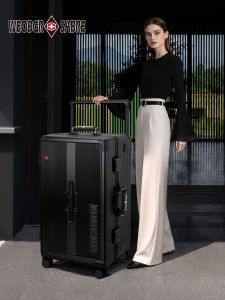 Durable Large Capacity Aluminum Frame Travel Suitcase 30 Inch
