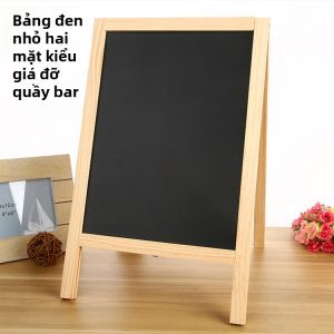 Bảng Đen Gỗ Mini Hai Mặt