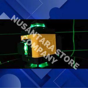 COD Taffware Laser Level 4D 16 Line Komplit Alat Tukang Bangunan Waterproof dengan Remote PR 16A