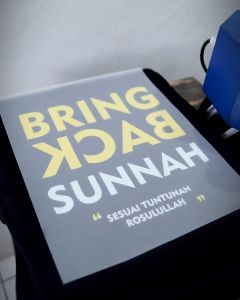 Desain Kaos Keren - Kaos Islami Bring Back Sunnah Bahan Combed 20s Lembut Nyaman Standar Distro