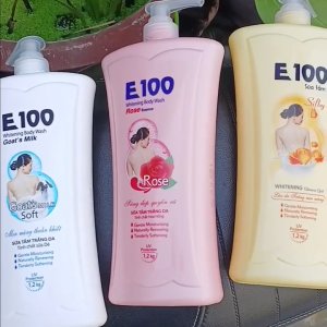 SỮA TẮM SÁNG DA MỊN MÀNG E100 CHÍNH HÃNG ĐỦ MÀU CHAI KHỔNG LỒ 117 LÍT