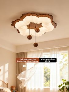 QINGYAO | Vintage Style Ceiling Light For Childrens Bedroom Aesthetic