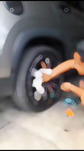 Stiker Delete Silver Pelek Mobil Wulling Almaz Turbo