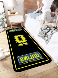 VIKAMA Motorbike Display Terrain Kawasaki Ducati Honda Motorbike Special Floor Mats Wear-Resistant Dirt-Resistant Bedside Rugs