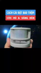 Thiết bị Chống Trộm Chuyên Nghiệp - Báo Động Hồng Ngoại Qua Đèn & Còi - Ship Toàn Quốc