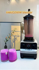 Ice blender 2500W Amax Heavy Duty Original High Speed Blender with Cover for Smoothie Shakes Fraape Milktea