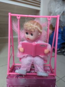 SWING DOLL ANGEL GIRL DOLL ( BATTERY OPERATED)
