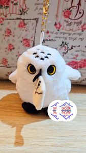 (My Online Shops) Gantungan Kunci Boneka Hedwig Owl Harry Potter Plush Doll
