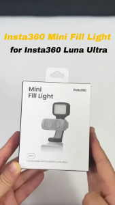 【Singapore STOCK】Original Insta360 Mini Fill Light for Insta360 Luna Ultra 4 adjustable color temperatures and brightness levels